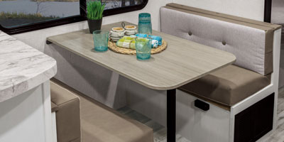 2026 Venture RV Stratus SR302VBH Travel Trailer Dinette 1