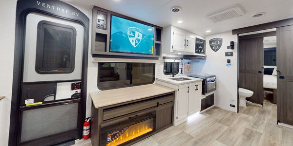 2026 Venture RV Stratus SR282VFD Travel Trailer Interior 360