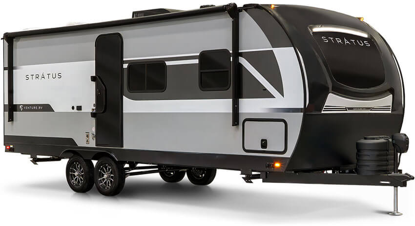 2027 Venture RV Stratus SR231VRK Travel Trailer Exterior Aztec Grey