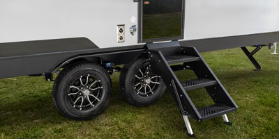 2027 Venture RV Stratus SR231VRK Travel Trailer Exterior Entry Stairs