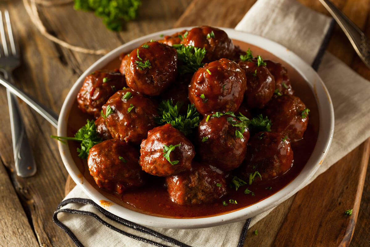 Grape Jelly Meatballs