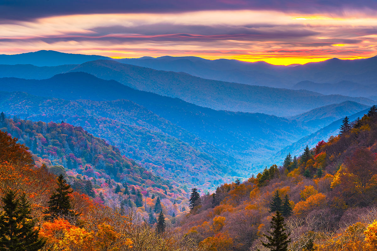Gatlinburg Tennessee Fall Colors